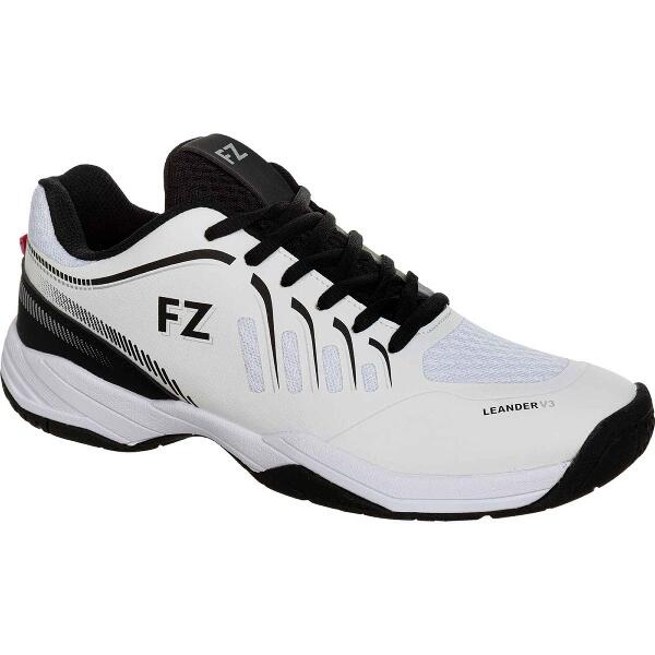 FZ Forza LEANDER V3  WHITE/BLACK BADMINTON SHOES UNISEX 1/6