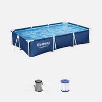 Piscine tubulaire rectangulaire 3x2m avec accessoires