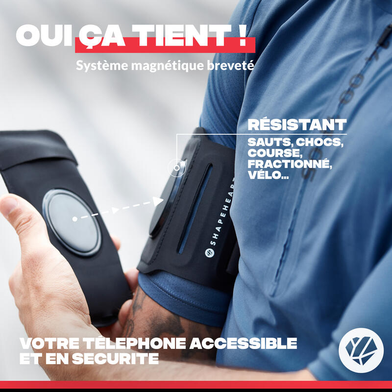 SHAPEHEART innovation française, Support telephone vélo magnétique
