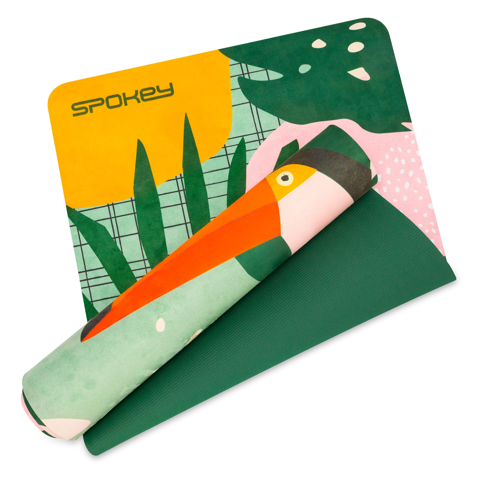 Esterilla de yoga Spokey Home Jungle de 4 mm 2/7