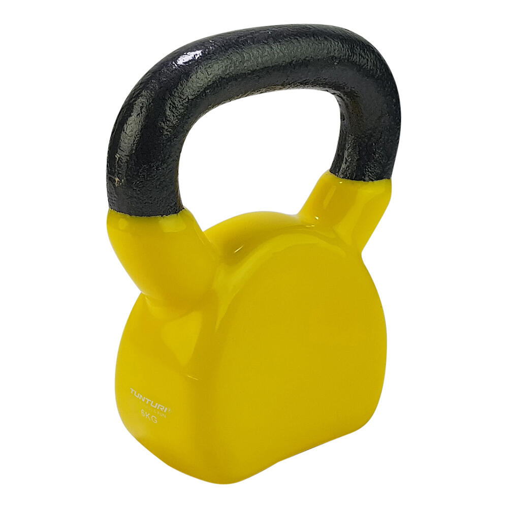 Kettlebell in vinile fuso da 6 kg