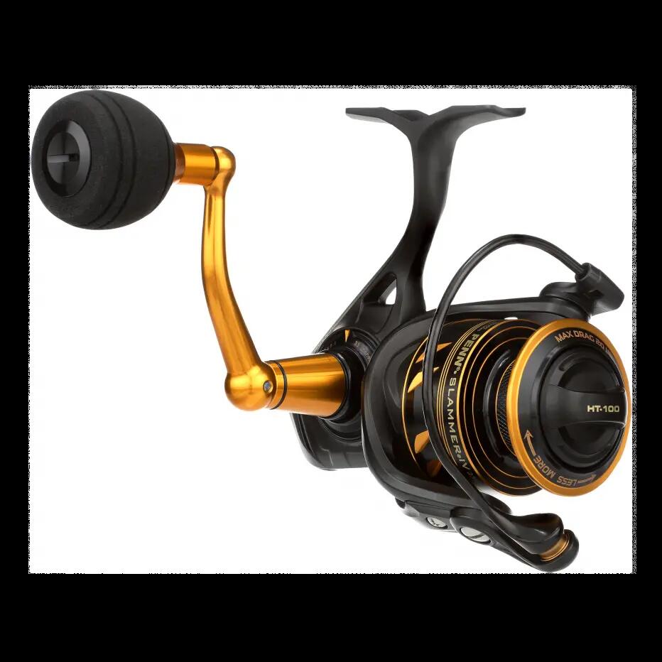 Penn Slammer IV Spinnrolle (425 g – 4500 – 390 m/0,25 mm – 117 cm – 13,6 kg) 4/5
