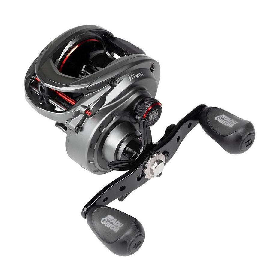 Abu Garcia - Moulinet Casting Abu Garcia Max4-lp-61 Max4-lp61 Lh - Moulinet - Gris|rouge - Decathlon