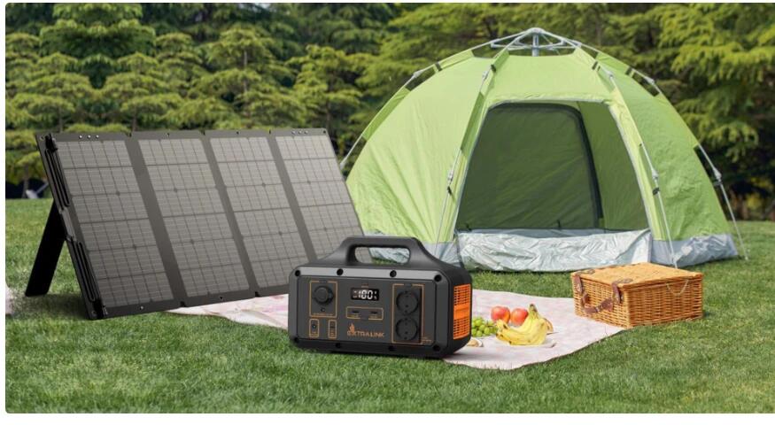 Składany panel słoneczny Extralink EPS-120W do stacji zasilania