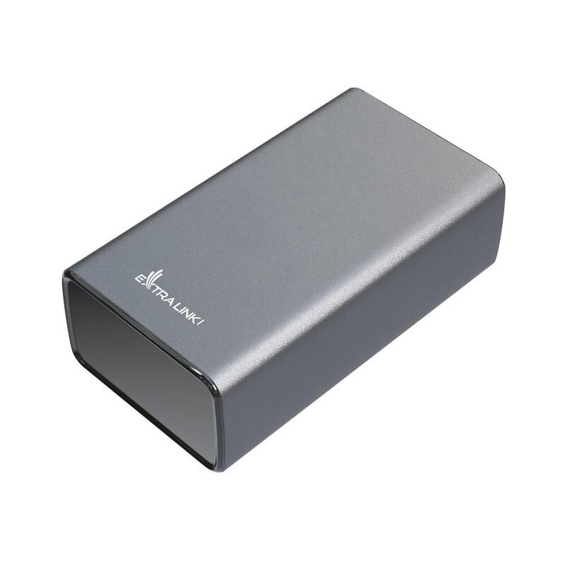 Powerbank Extralink EPB-127 30000mAh 65W USB-C Srebrny