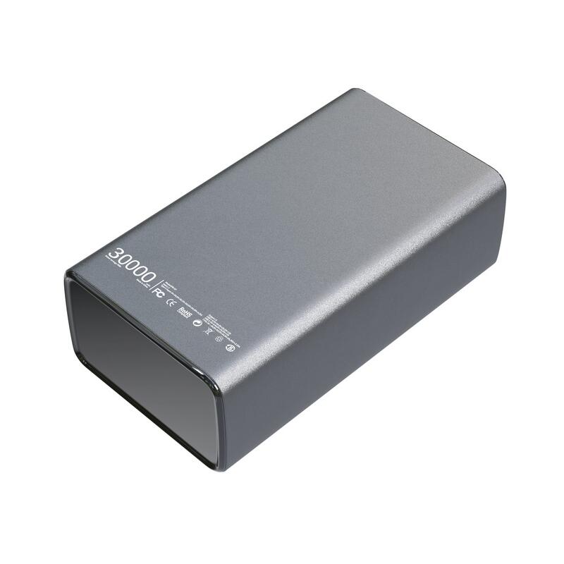 Powerbank Extralink EPB-127 30000mAh 65W USB-C Srebrny