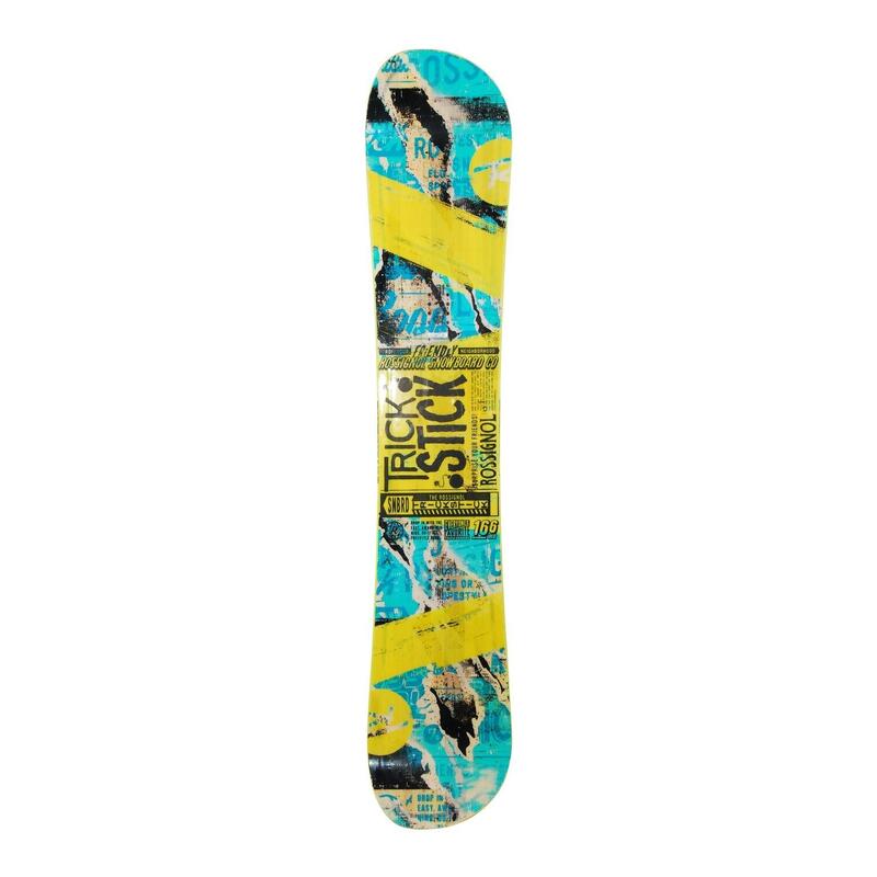RECONDITIONNE Snowboard Rossignol Trick Stick + Fixation Coque ETAT
