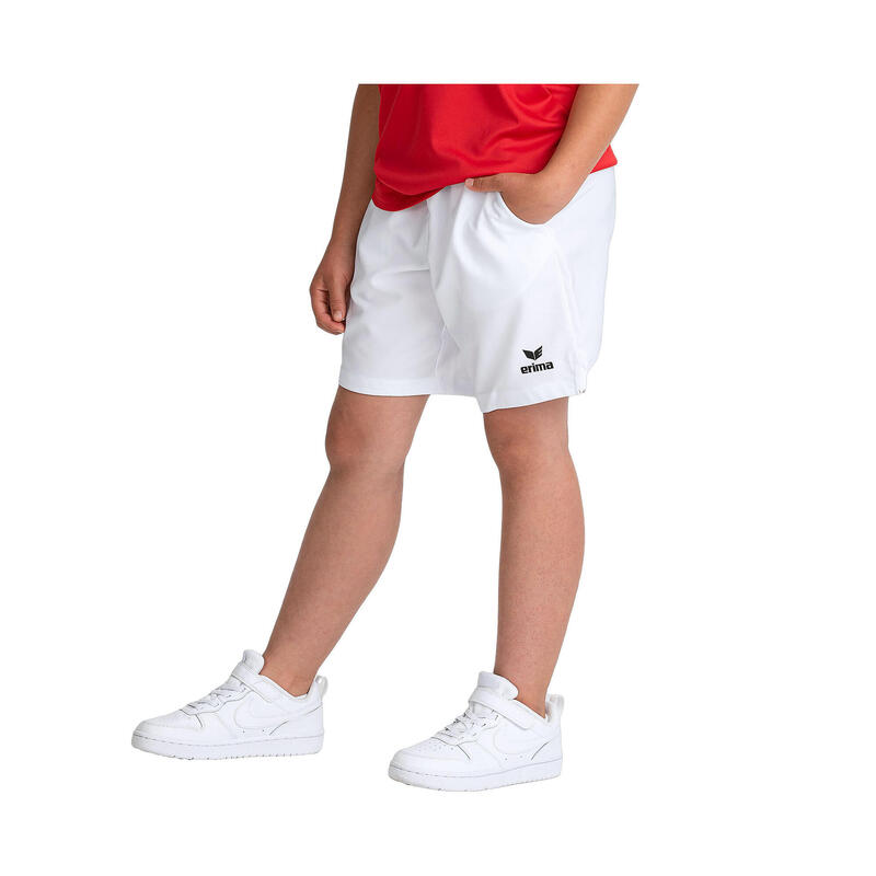 Pantaloni scurți de tenis Erima White Junior