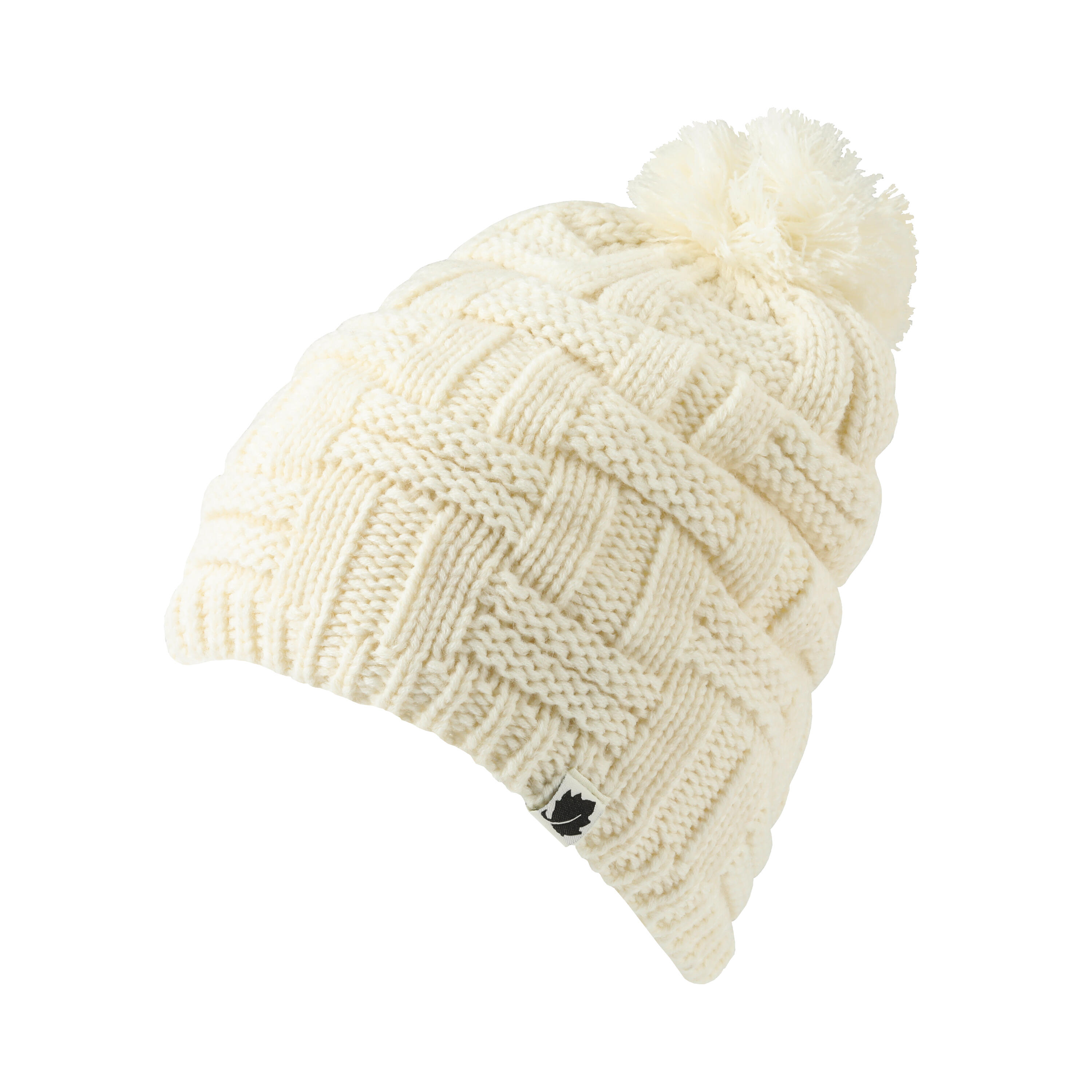 LFV12048 Women Sataten Beanie White