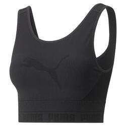 EVOKNIT korte top voor dames PUMA Black