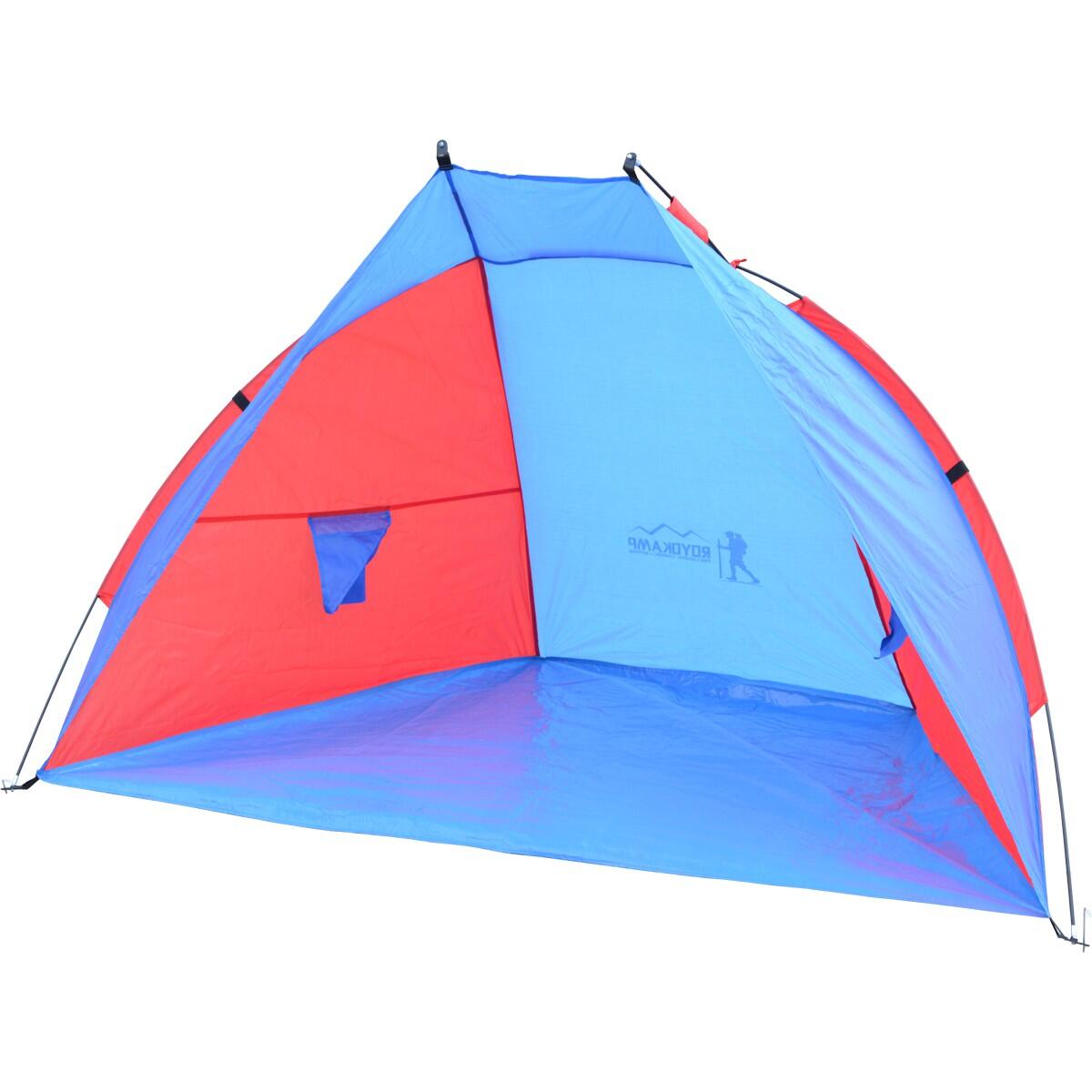 Enerocamp - Tente - Sun Bleu - Tente - Bleu|rouge - 2 Places - Decathlon