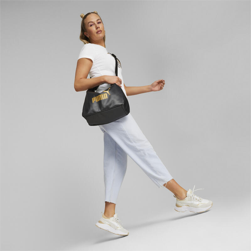 Táska Puma Core Up Hobo Bag, Fekete, Unisex