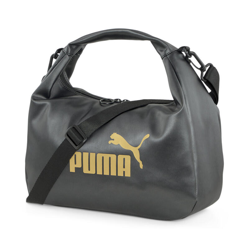 Geanta unisex Puma Core Up Hobo Bag, Negru