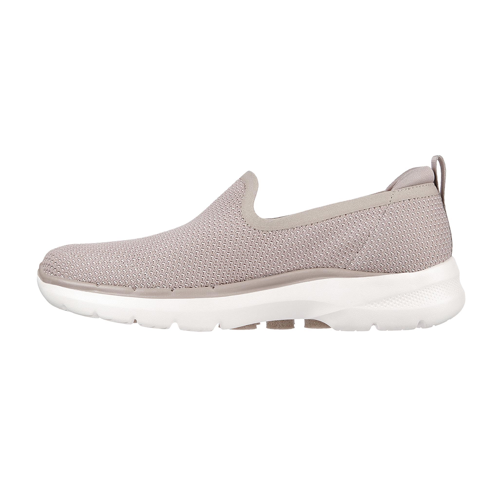 Zapatillas Deportivas Caminar para Mujer Skechers 124505_NAT Gris Topo Slip On 5/5