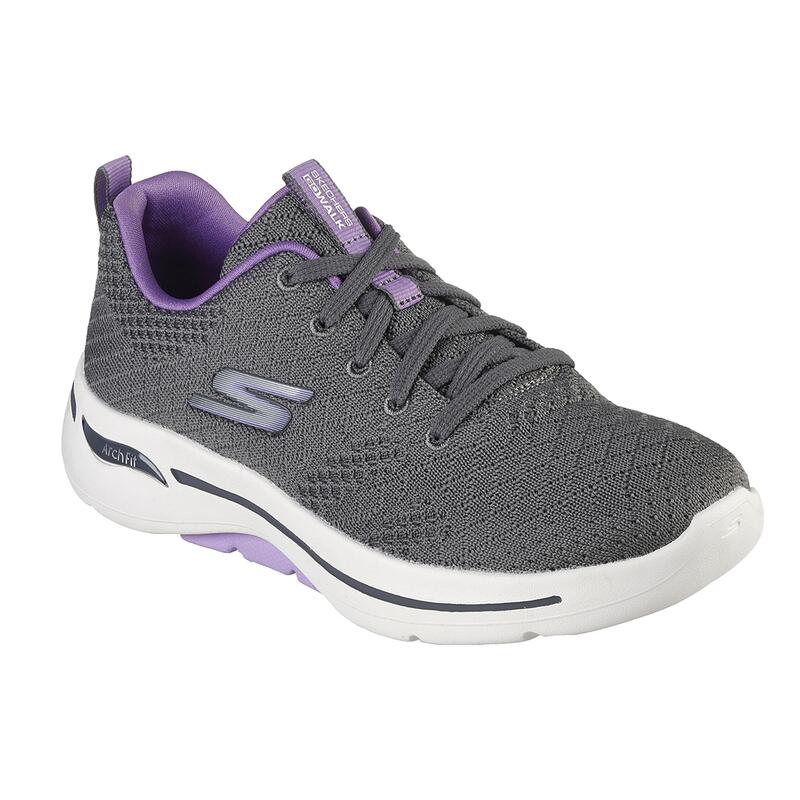 Zapatillas Caminar Mujer SKECHERS 124403 Gris