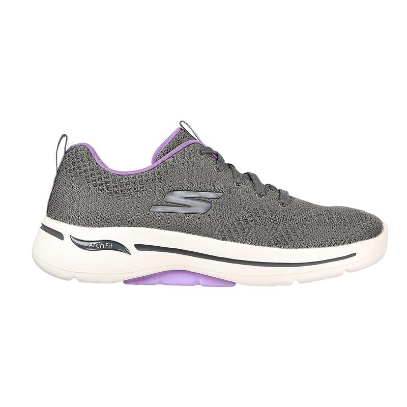 Zapatillas Caminar Mujer SKECHERS 124403 Gris