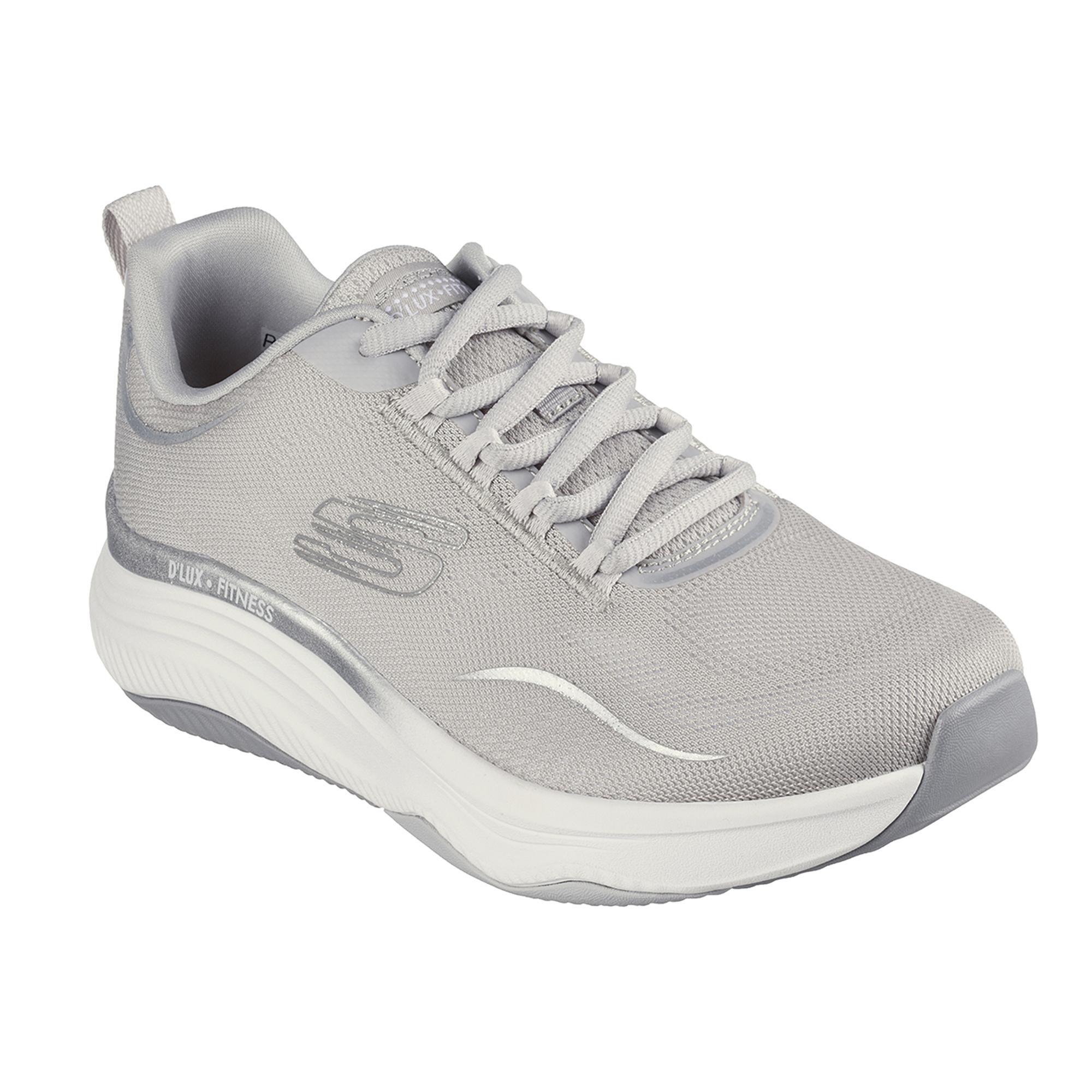 Zapatillas Caminar Mujer SKECHERS Relaxed Fit D'Lux Fitness-Pure Glam Gris 2/5