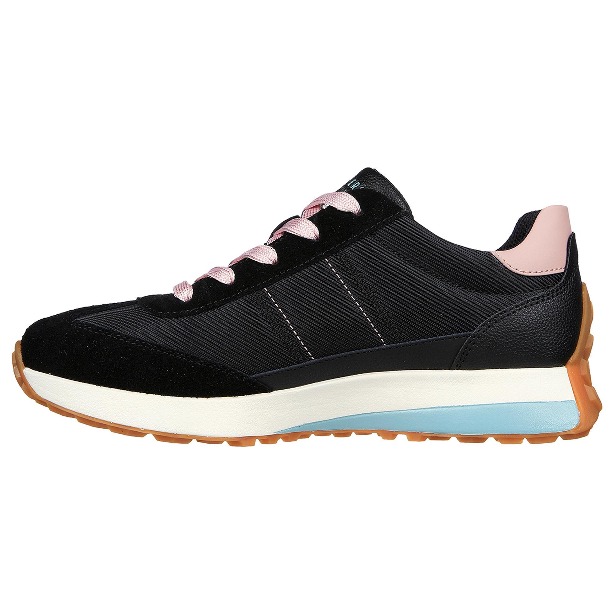 Sapatos de caminhada para mulher SKECHERS Retro Wind Preto 5/5