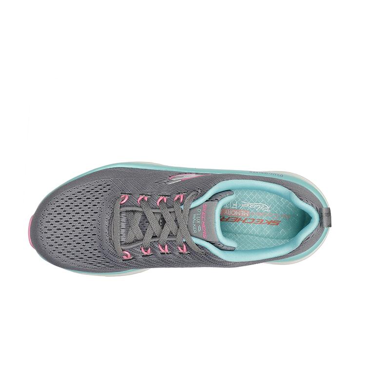 Zapatillas Caminar Mujer SKECHERS D'Lux-Walker Gris