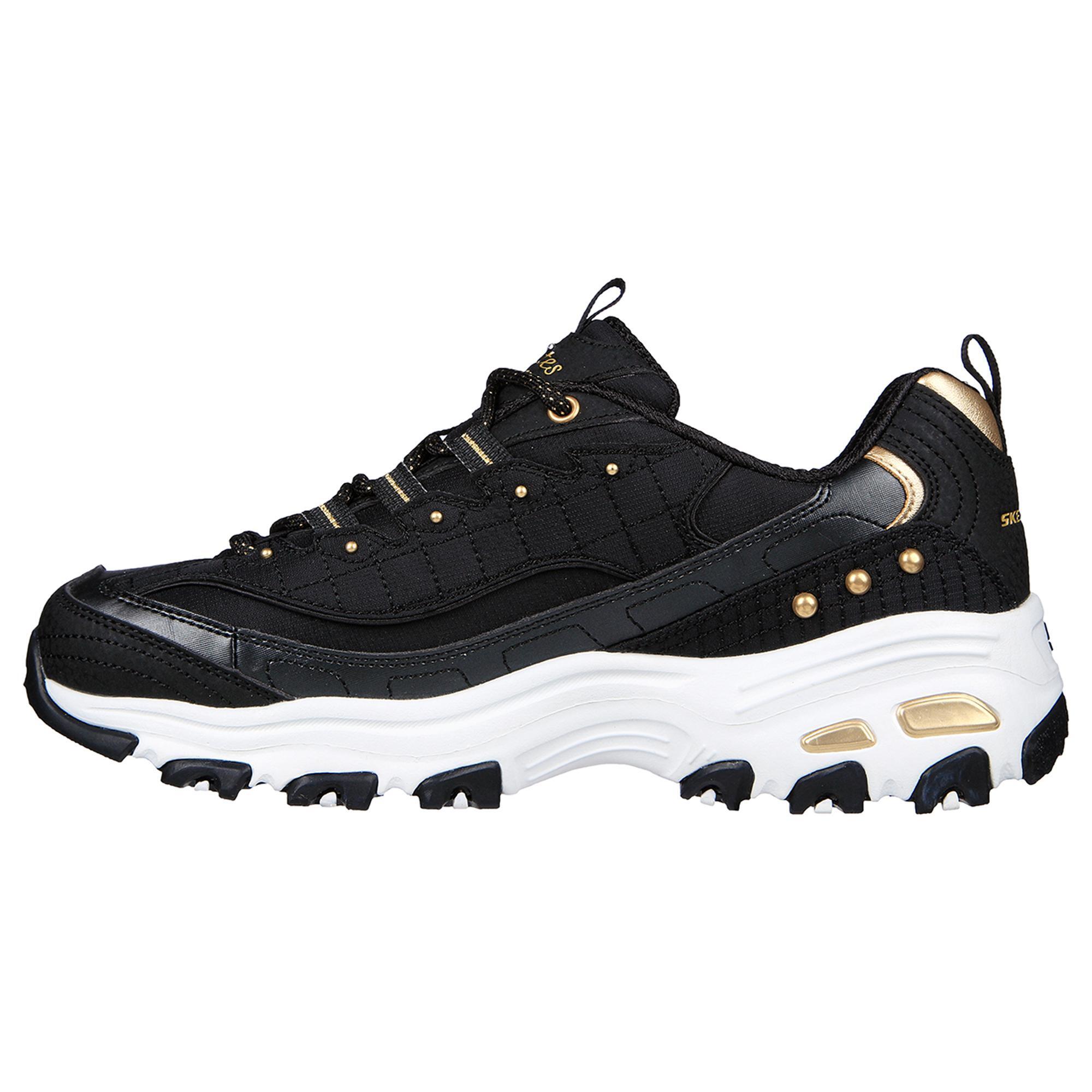 Zapatillas Caminar Mujer SKECHERS D'Lites Negro 5/5