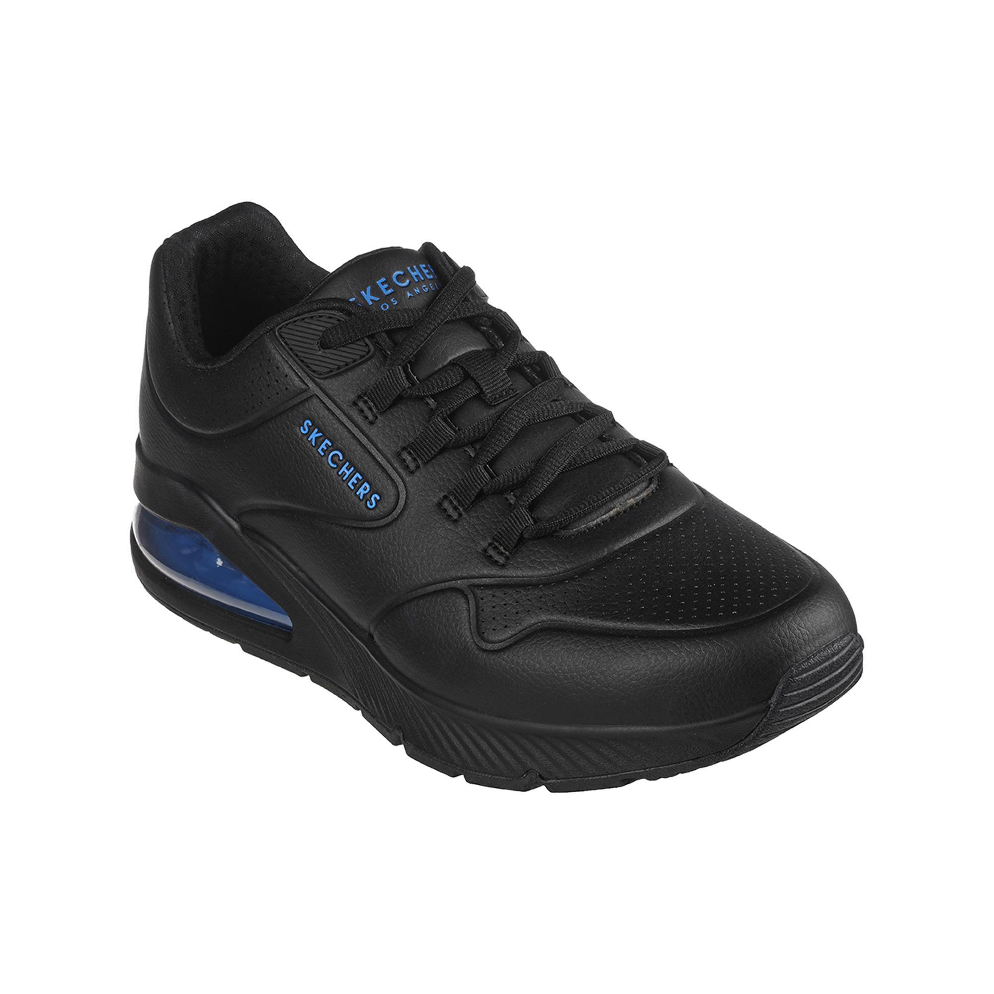 Tênis Skechers Masculinos Uno 2 Preto Azul-Azul 2/5