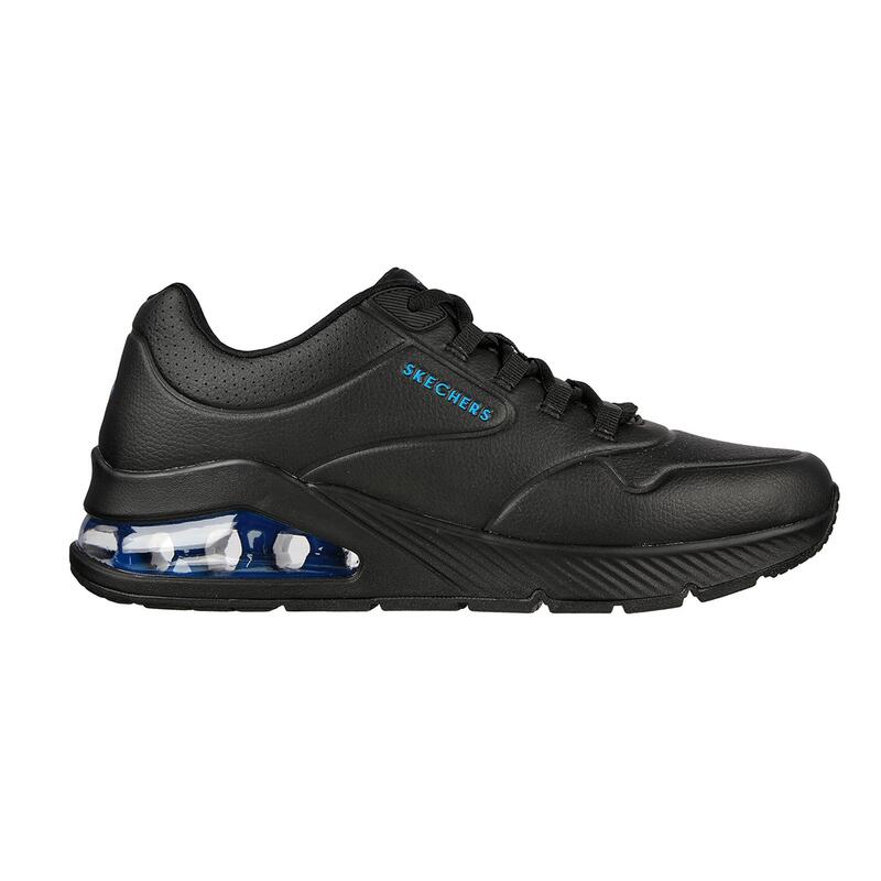 Zapatillas Caminar para Hombre Skechers 232181_BKBL Negras con Cordones
