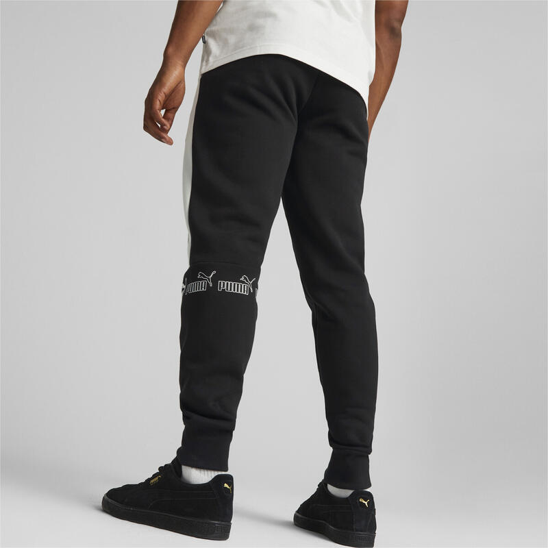 Around the Block Fleece-Hose Herren PUMA Black White