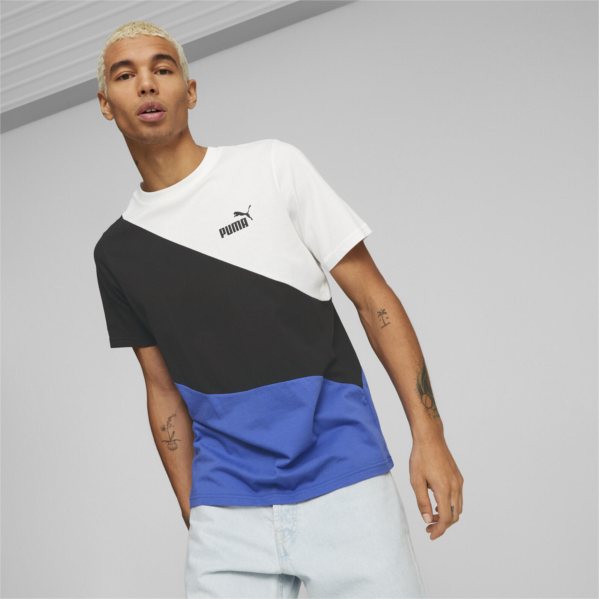 PUMA POWER Cat T-shirt voor heren PUMA Royal Sapphire Blue 2/7