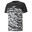 T-shirt de camuflagem com bloco de cores Essentials PUMA para homem Preto