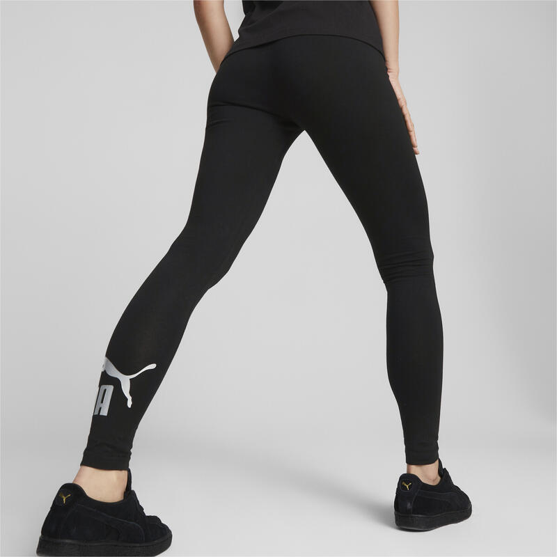 Legging métallisé Essentials+ Femme PUMA Black Silver