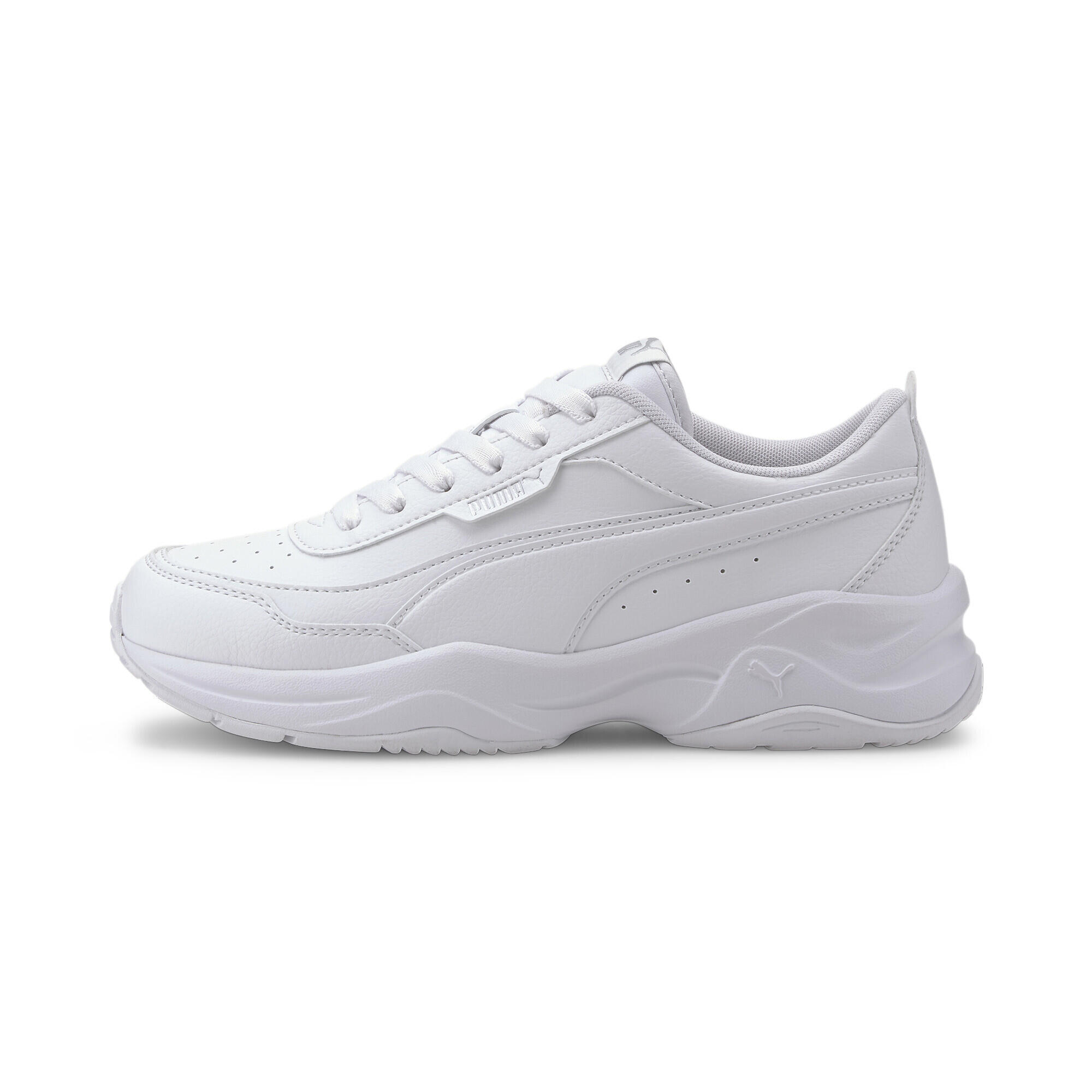Cilia Mode sportschoenen voor dames PUMA White Silver Gray 5/7