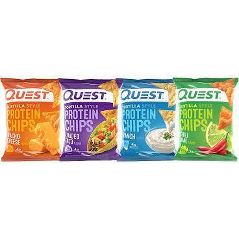 Quest Protein Chips - SPICY SWEET CHILI - TORTILLA STYLE 8 PACKS