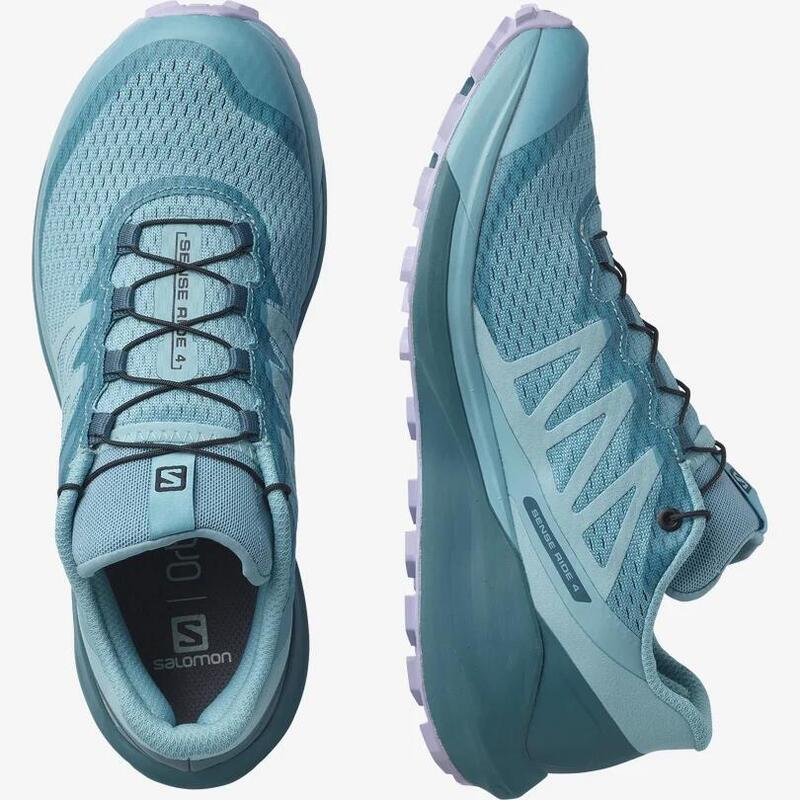 SENSE RIDE 4 Women's Trail Running Shoes- Delphinium Blue / Mallard Blue