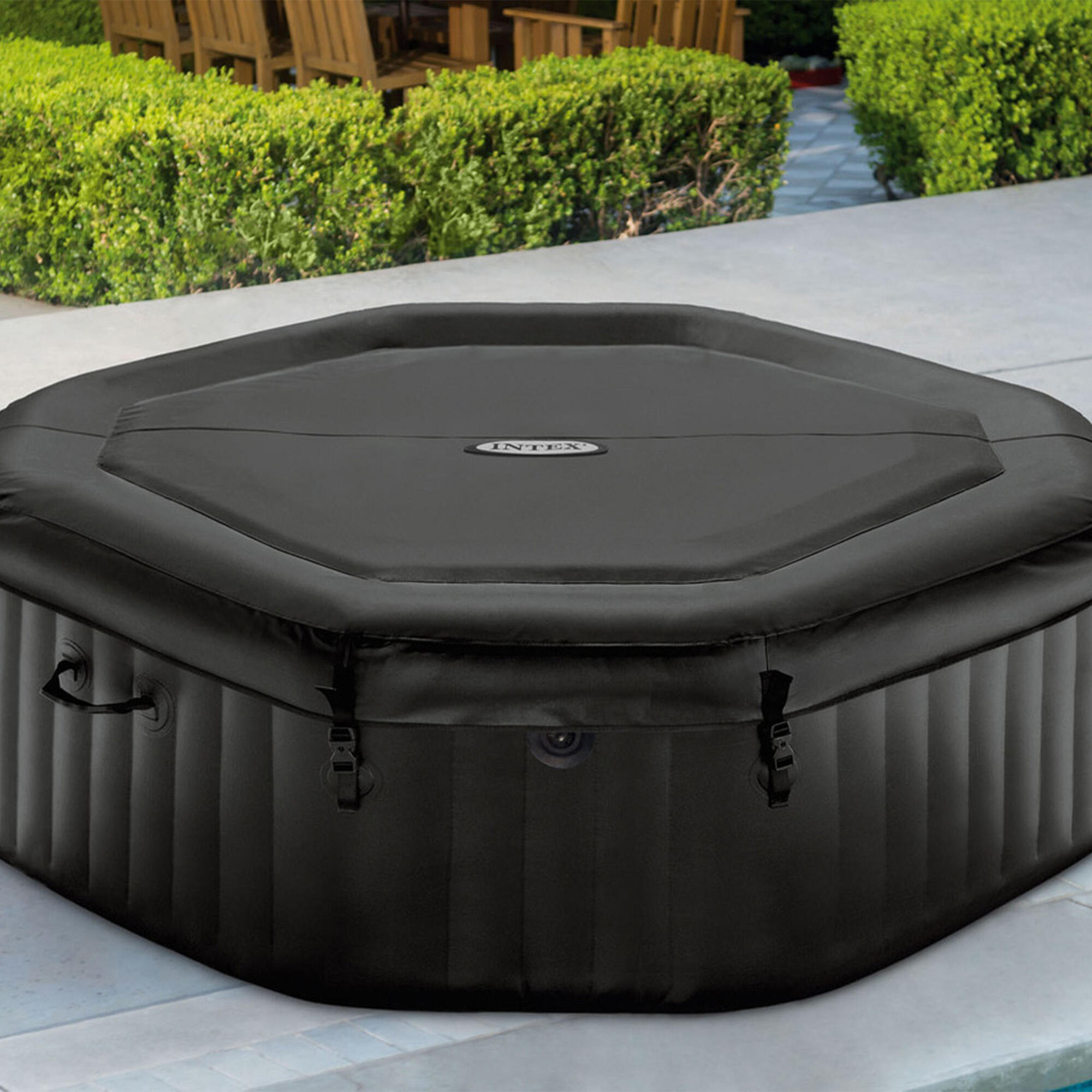 Spa gonflable PureSpa Carbone octogonal Jets et Bulles 4 places 5/7