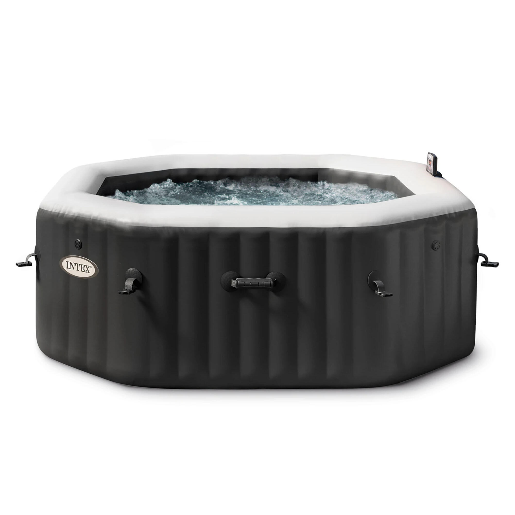 INTEX Intex PureSpa Jet & Bubble Deluxe Carbone 4 persoons - WiFi