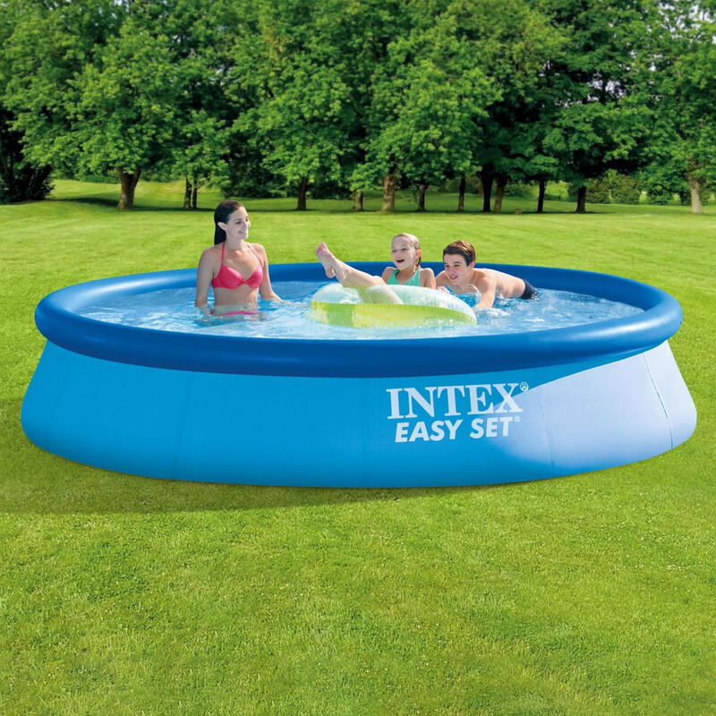 Pool - Intex - Easy Set - 396x84 cm - Rund - Aufblasbarer Pool