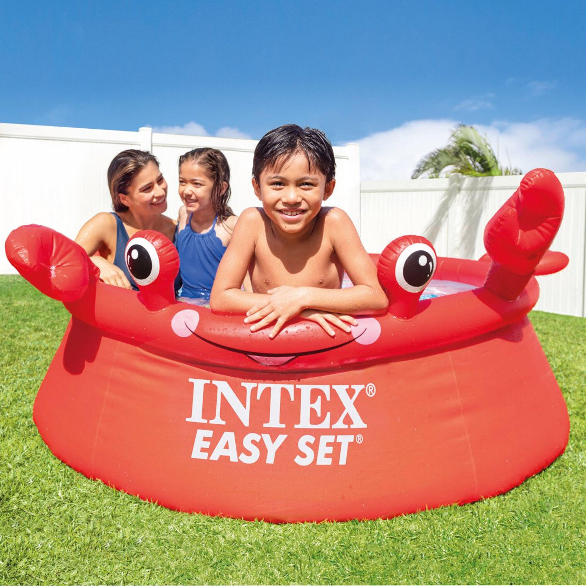 Piscina hinchable infantil Cangrejo Easy Set INTEX 4/7