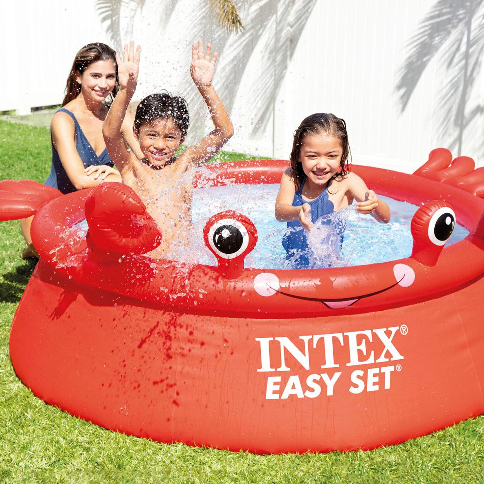 Piscina hinchable infantil Cangrejo Easy Set INTEX 3/7
