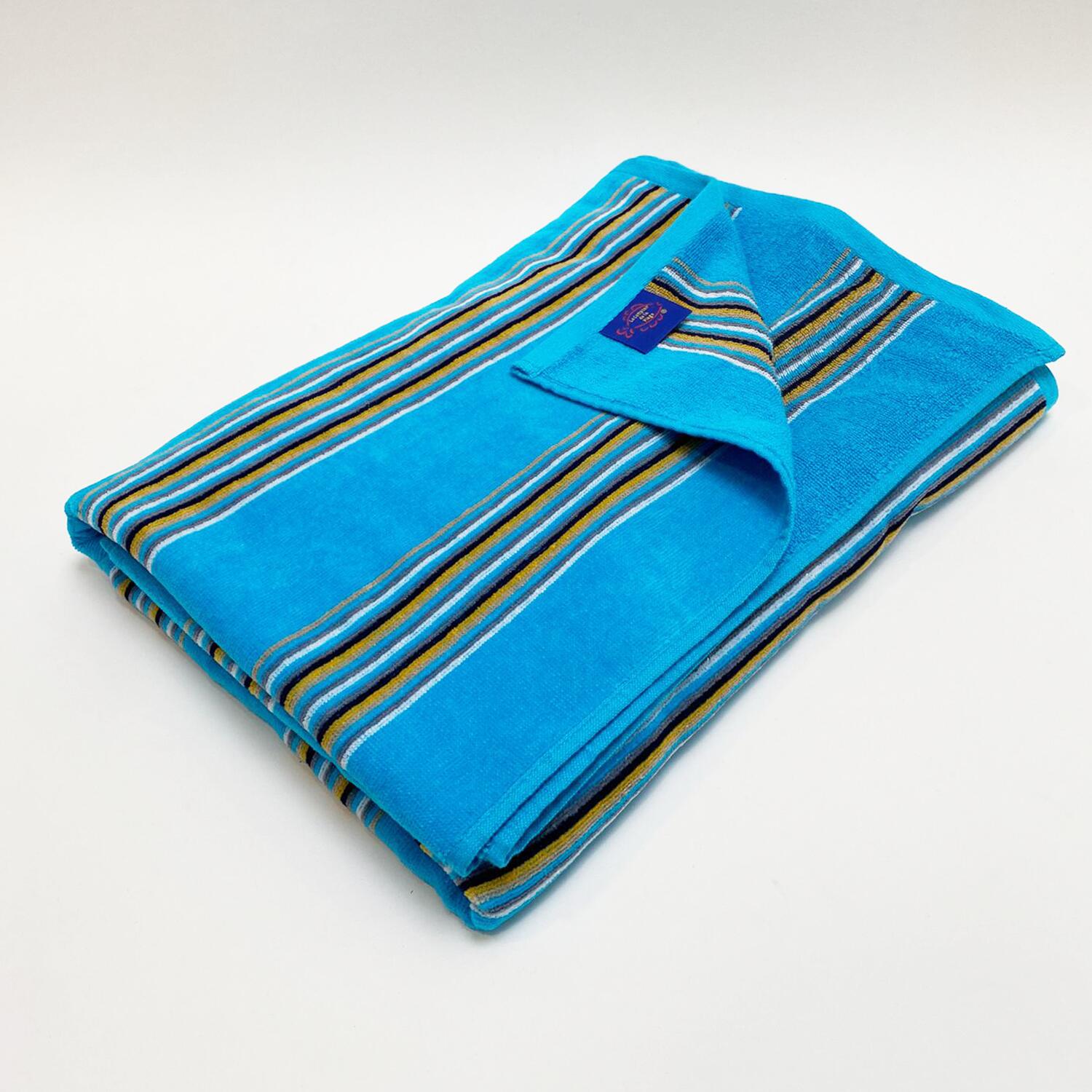 Toalla de playa - Milonga L Turquoise - 90x170cm - 400g/m² 3/3
