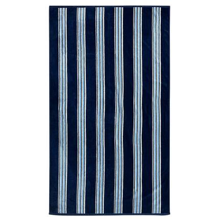 Serviette de bain éponge velours Jacquard Milonga Orange 90x170 400g/m²