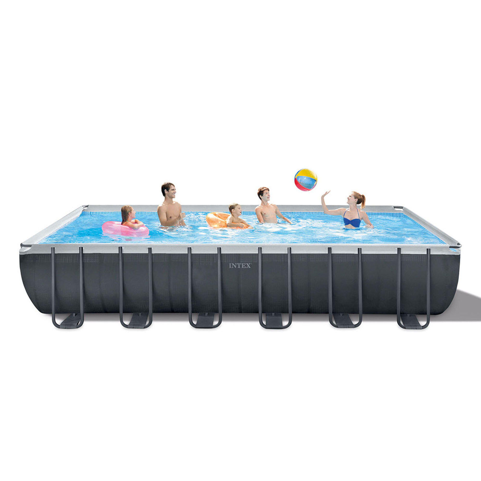 Piscina desmontable rectangular Intex Ultra XTR Frame 732x366x132cm + depuradora 2/5