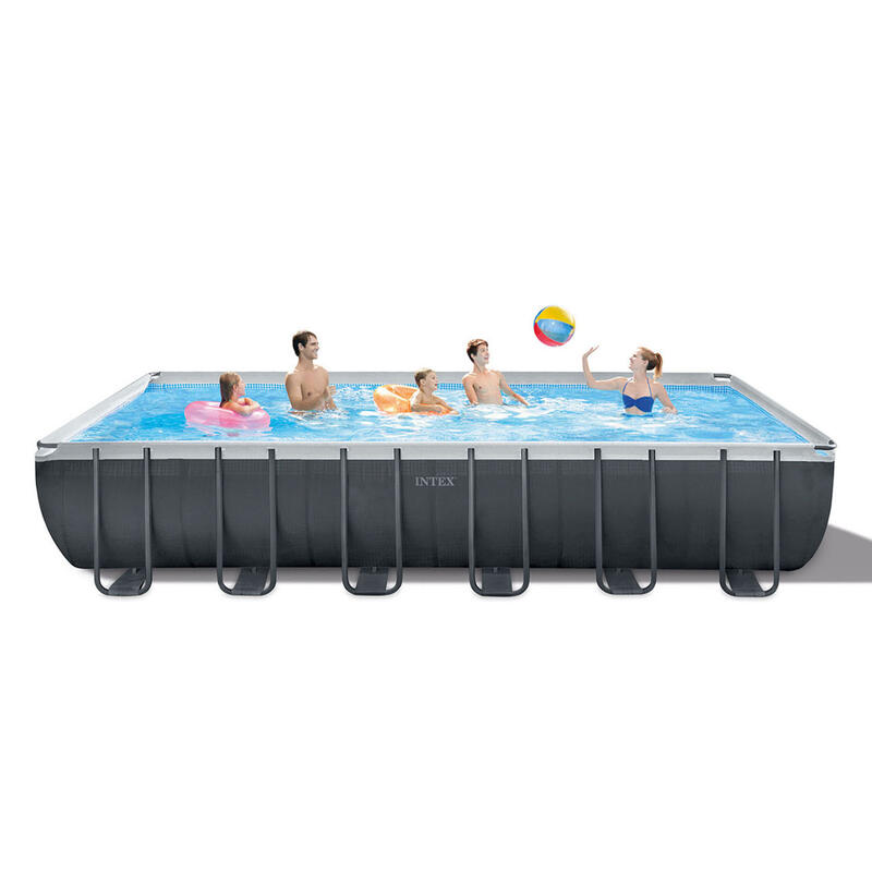 Piscina desmontable rectangular Intex Ultra XTR Frame 732x366x132cm + depuradora