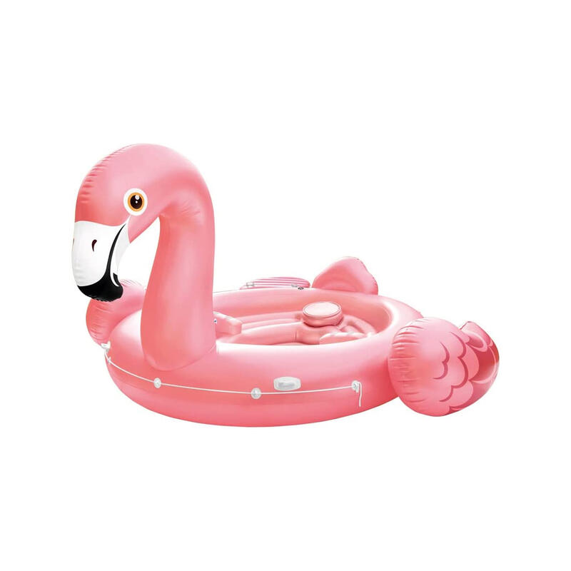Bóia de piscina Flamingo Party Island 57267EU INTEX
