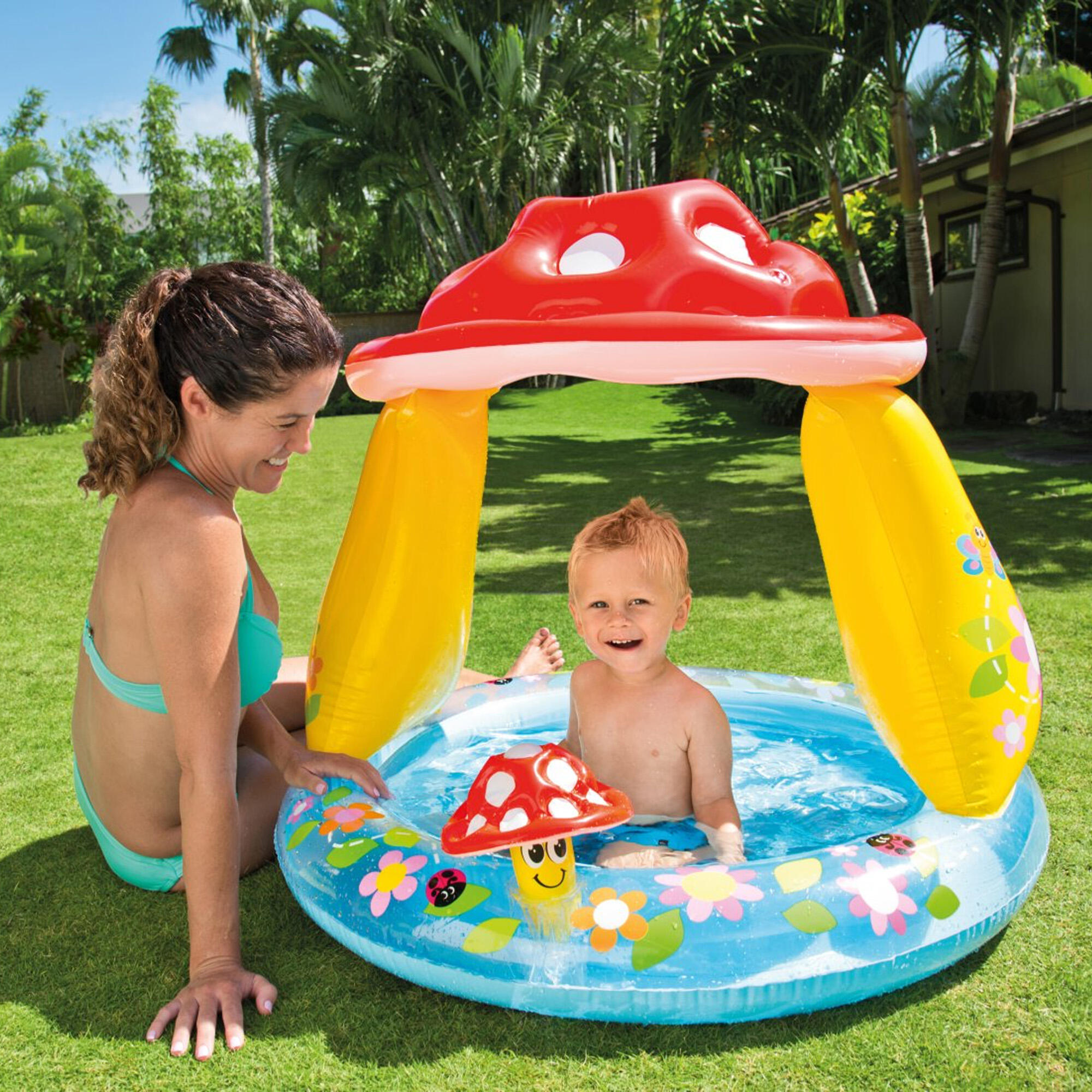 Piscina insuflável Intex cogumelo & guarda-sol 102x102x89 cm - 45 l 2/4