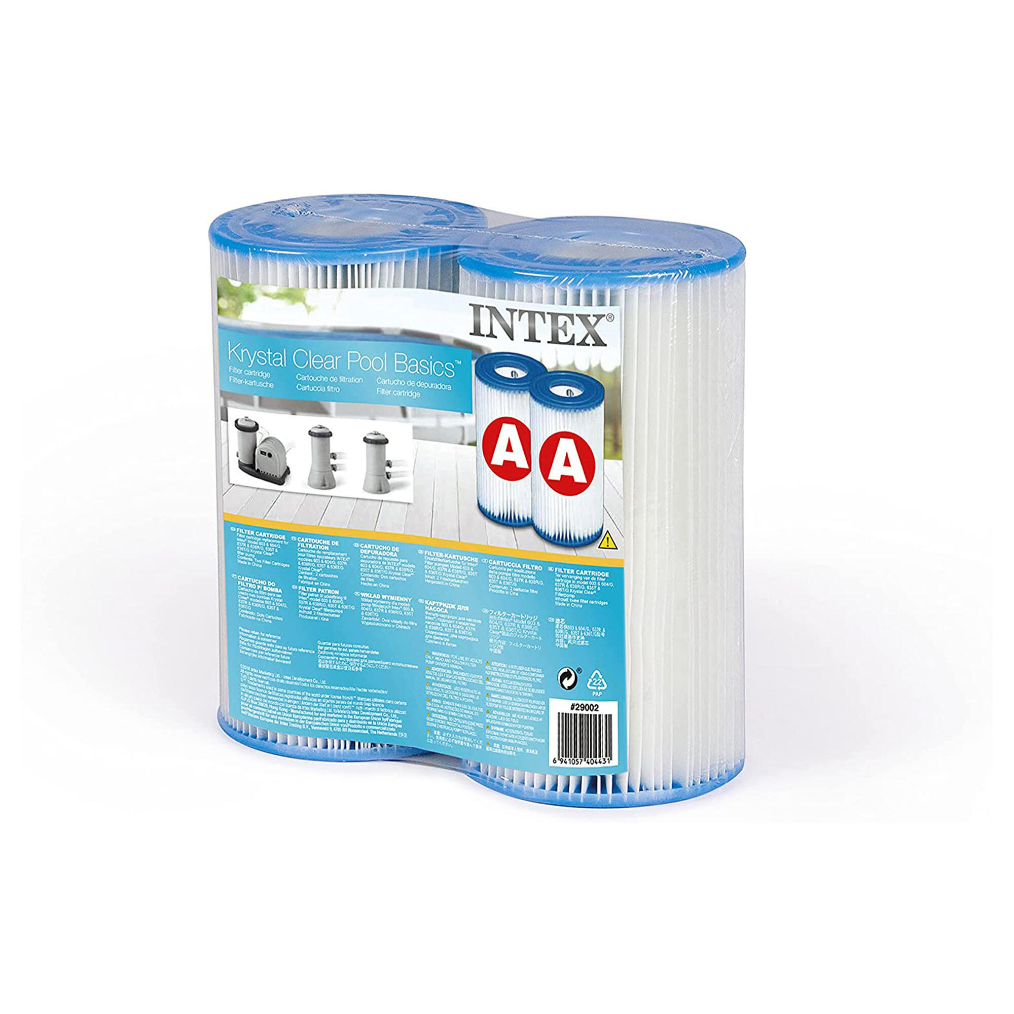 INTEX Intex 29002 - Cartuccia Modello A, 2 pezzi