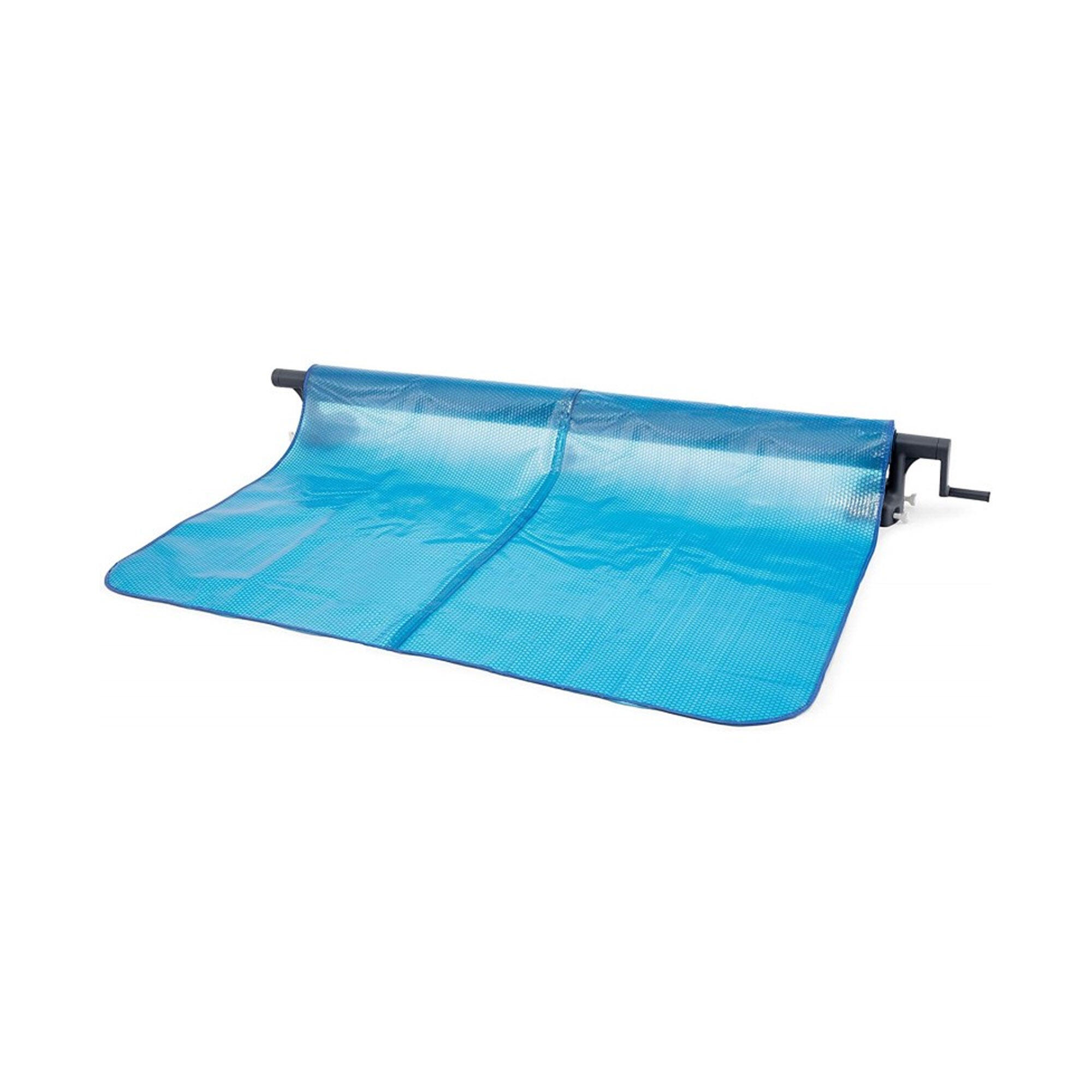 Carretel de cobertura solar intex para piscinas quadradas ou retangulares