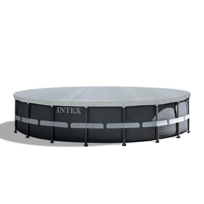Intex afdekzeil deluxe ø 549 cm voor rond zwembad frame ø 549 cm