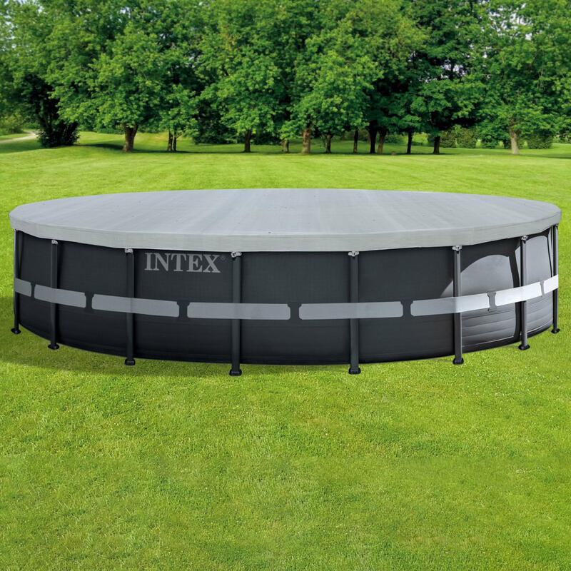 Intex 28041 - Copripiscina Deluxe per piscina Frame rotonda, 549 cm