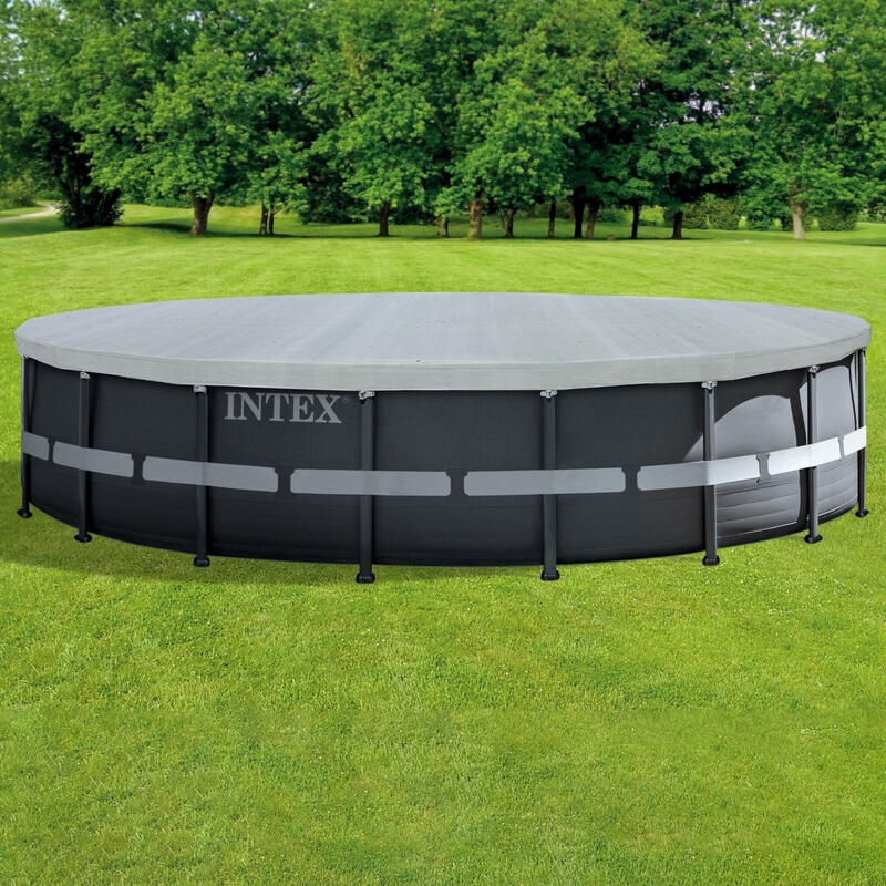 Intex Piscine Ronde Bâche de Couverture Deluxe Ø 549 cm