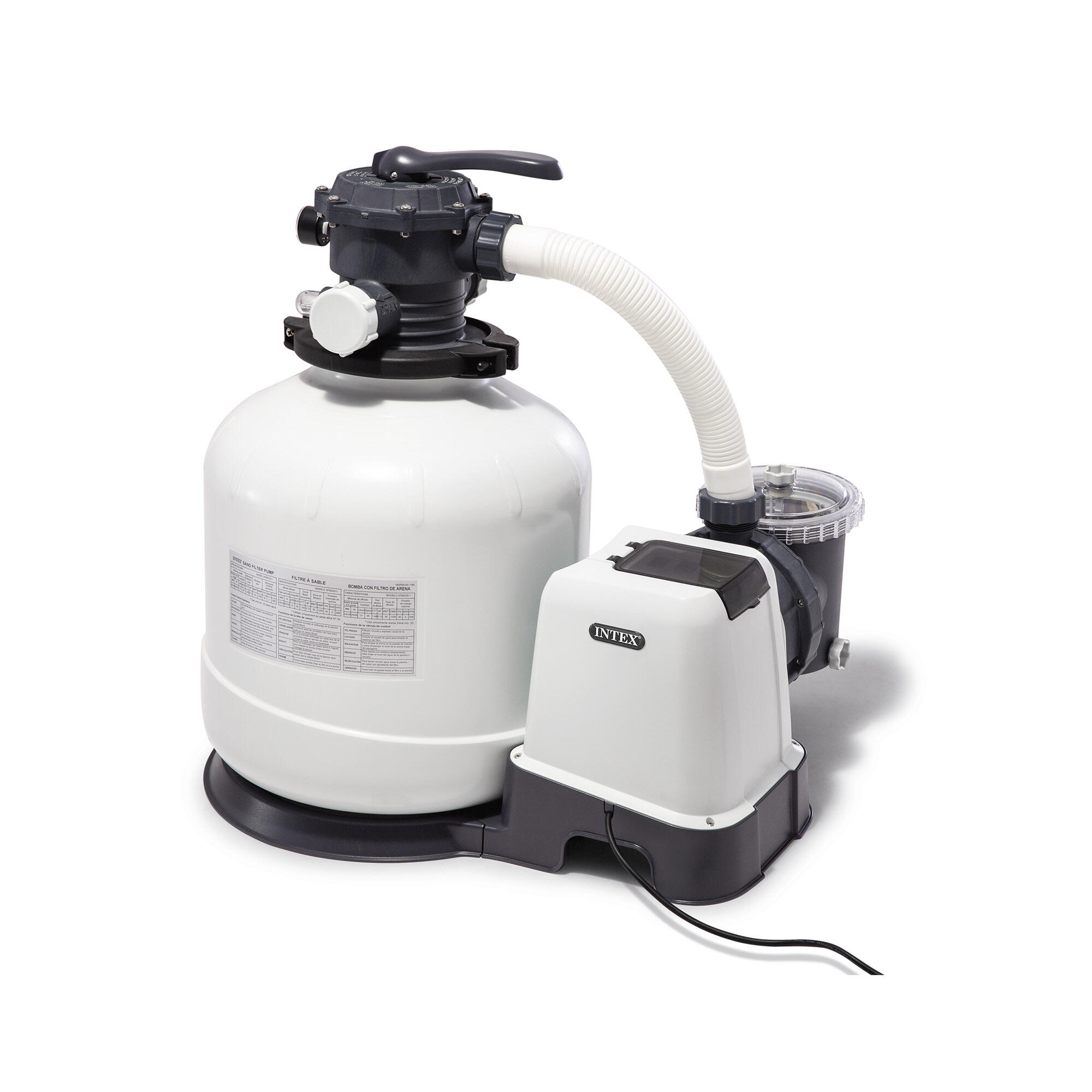 Intex - Groupe Filtration Natation - Débit D'Eau 12000 L/h Blanc - Pompe Filtrante - Blanc - Taille Unique - Decathlon